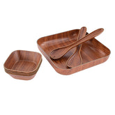 Plastic chef complete salad set
